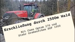 PV Park Härtlehof im Allgäu mit 3,5 MW Erschließung von 2500 Meter 3x150 Quadrat mit Case und Stehr