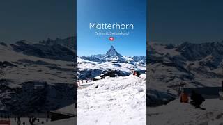  Matterhorn, Zermatt, Switzerland  The best peak in Swiss! @BeermanTalkies #shorts #trending