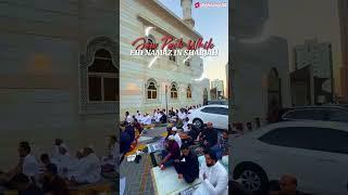 "Eid Namaz in Sharjah: A Sea of People ️
