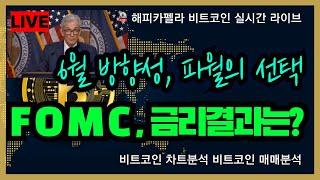 비트코인 실시간, 미 FOMC 금리 결정! 6월 방향성 파월의 결정은?  6/18 저녁#비트코인 #비트코인실시간 #이더리움 #리플 #cryptocurrency #차트분석