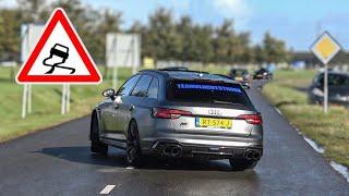 Modified Cars Leaving Car Show, CLOSE CALLS, BURNOUTS! 1000HP Turbo S, iPE GT3 RS, Pandem E30