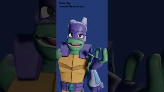 Leo you were great up there (RotTMNT blender) #shorts