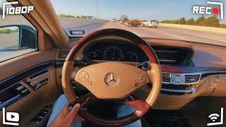 POV YOU DRIVE A S-CLASS MERCEDES BENZ TO SCHOOL! *(4K QUALITY)*