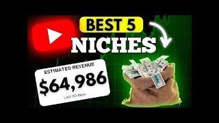  BEST 5 AI Faceless YouTube Channel Ideas for 2025 – Earn Money Without Showing Your Face! 