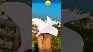 How to flying paper bird, make new paper bird plane