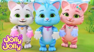 Three little kittens, The animals on the farm + More | Jolly Jolly Nursery Rhymes & Kids Songs