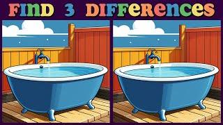 Spot the 3 differences⌛Japanese picture game 55