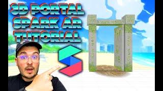 3D Spark AR Portal Tutorial - Quick and Easy!