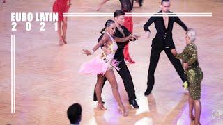 Andrey Gusev - Vera Bondareva, RUS | 2021 WDSF European Ch. Latin | R1 S
