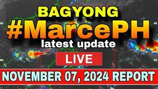 NAGLANDFALL NA SI BAGYONG MARCE ️  WEATHER UPDATE TODAY | ULAT PANAHON TODAY #MarcePH