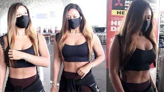 KrishnaShroff spotted at airport departure  ||Varinder Chawla