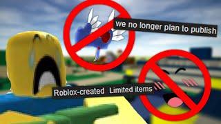 The END of Roblox Limiteds...