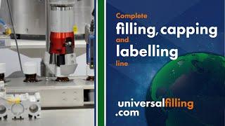 Bottle Filling, Capping & Labelling Machine - Universal Filling Machine Company - 2022