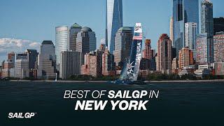 The BEST of SailGP in NYC 