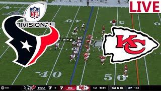 LIVE Kansas City Chiefs vs Houston Texans/Divisional Playoffs  NFL /Madden NFL 25