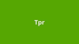 what is the meaning of Tpr