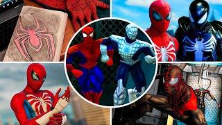 Evolution of Spiderman Getting New Suit in Games (2000 - 2024)