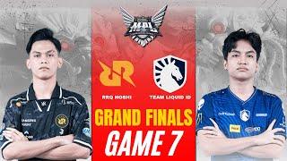 RRQ vs TLID GAME 7 | MPL ID S14 GRAND FINALS RRQ HOSHI vs TEAM LIQUID ID