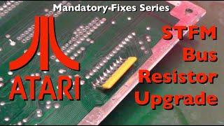 Atari STFM bus pull-up resistor upgrade (Mandatory Fixes series)