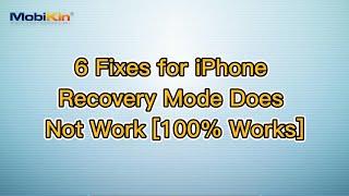 6 Fixes for iPhone Recovery Mode Does Not Work [100% Works]