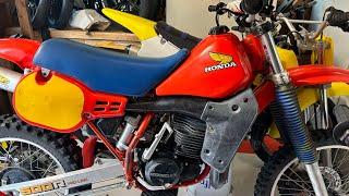 I picked up 2 RARE finds!  1984 CR500 and 1982 Honda Odyssey FL250!