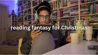 a christmas reading vlog | bookmas day 15