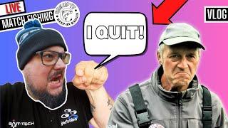 I QUIT !! LAST ROUND BAIT-TECH FEEDERMASTERS WINTER PAIRS 2025 | HALLCROFT FISHERY LIVE MATCH