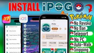 iPogo 2024 iOS: How to Install & Use Pokémon GO Spoofer No ban Or Any Revokes Ever!