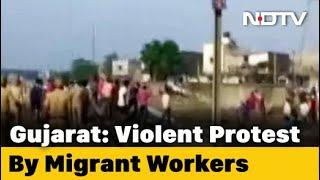 Hundreds Of Migrant Workers Vandalise Property In Gujarat's Surat: Police