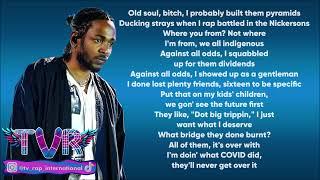 Kendrick Lamar - Wacced Out Murals (Lyrics Video)