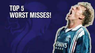 Top 5 Worst Misses in Scottish Football!