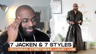 LPU & Styling: 7 Jacken, 7 Fits & 7 Styles von @Sangiev  ​| Kelly Kaiio Reaktion