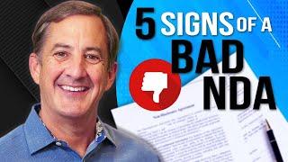 5 Warning Signs of a Bad NonDisclosure Agreement