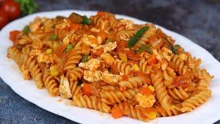 ঘরোয়া উপকরনে স্পাইসি মাসালা পাস্তা ॥ Pasta Recipe Bangla ॥ Spicy Egg Pasta ॥ Pasta recipe