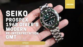 SEIKO PROSPEX1968 Diver’s Modern Re-interpretation GMT SPB381J1