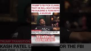 Kash Patel promised to destroy the FBI #breakingnews #donaldtrump #news #politics #justice #reels