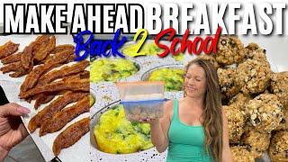 Breakfast Meal Prep For Back To School I Christy Gior Mom of 6