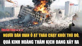 Iranian people fled the capital in droves, terrified by the tragedy that was unfolding.