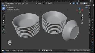 Tutorial basic 3D Blender pemula | membuat piring