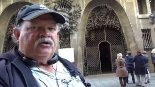 Touring Palau Guell (Guell's Palace) designed by Antoni Gaudi