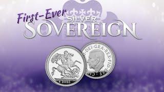 The First Silver Sovereign in Over 536 Years | .999 Fine Silver with Shield Privy