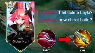 TOP GLOBAL LAYLA HACKER BUILD!!TRY THIS BUILD TO MELT TANKY HEROES IN A SEC!! LAYLA BEST BUILD 2024