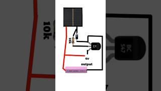 solar panel and charging battery circuit