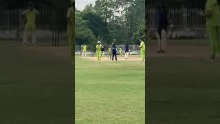 Shayan Saeed in action at Aleem Dar Academy