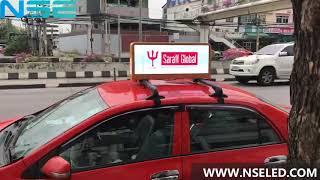 NSE P3mm Taxi Sign for Car Roof Top Display in Thailand