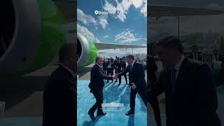 Prezident Shavkat Mirziyoyev amaliy tashrif bilan Ostonaga keldi