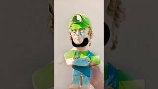 Luigi as An AI Statue! #shorts #mario #luigi