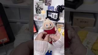 labubu make a cool super Mario Bros knitted outfit ️️#labubu #cute #mariobros