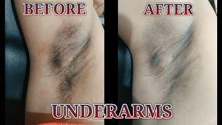 chocolate wax underarms step by step easy way 