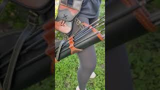 Колчан для стрел Берендей. Стрельба из лука. Berendei arrow quiver, archery.